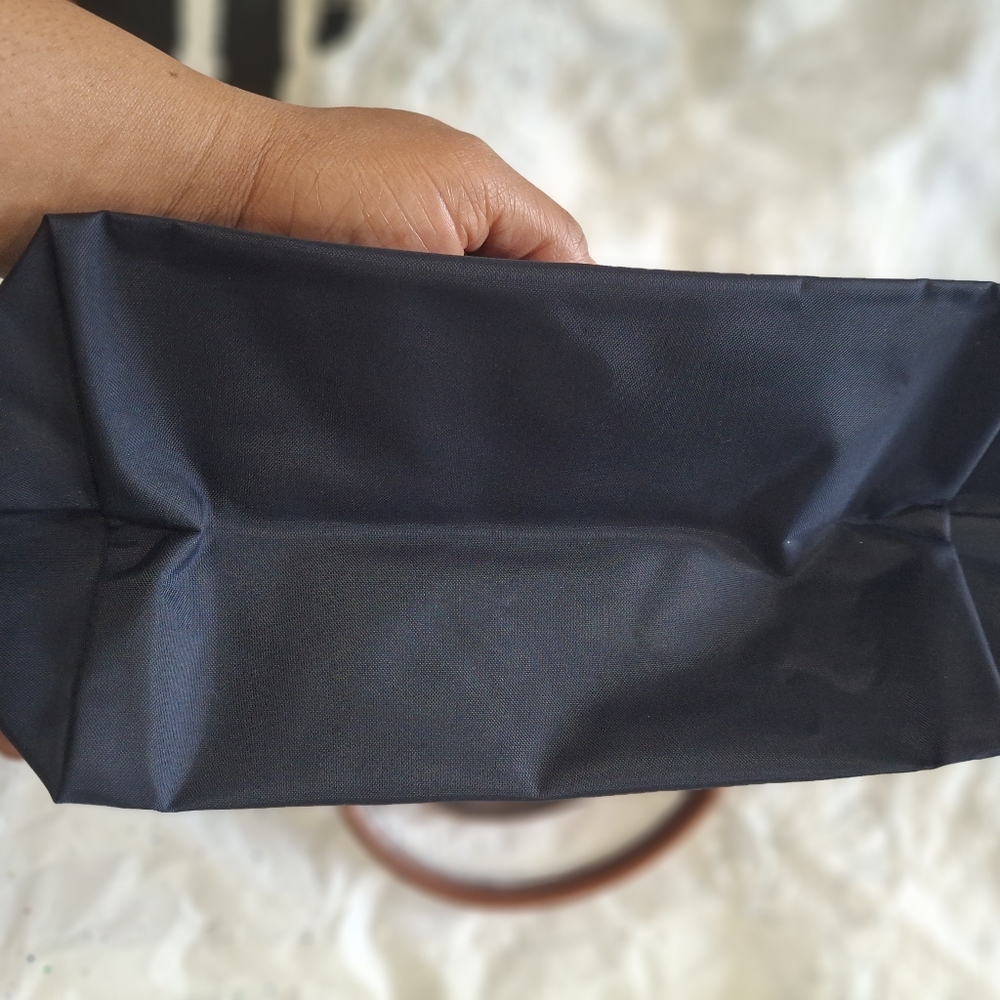 Authentic Longchamp Le Pliage Navy Small Top Handle Bag - Picture 14 of 17